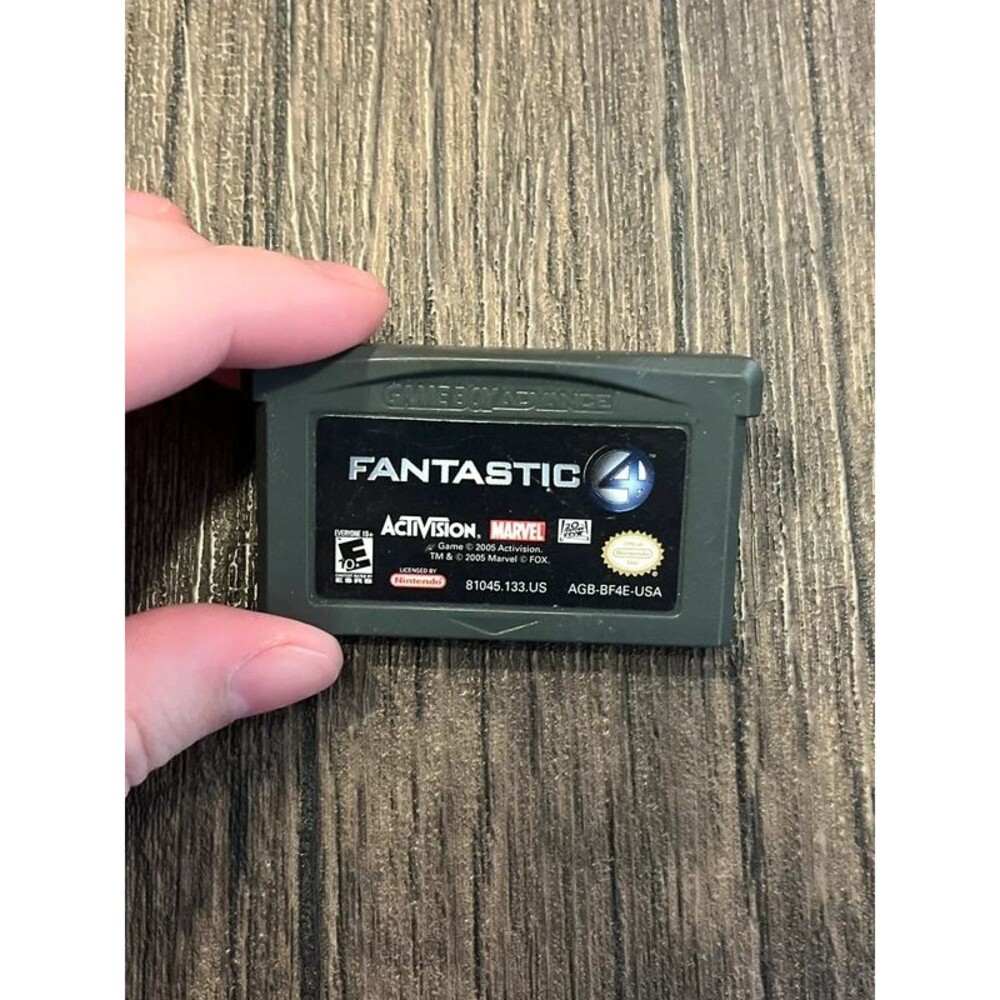 Gameboy Advance Fantastic 4 video game